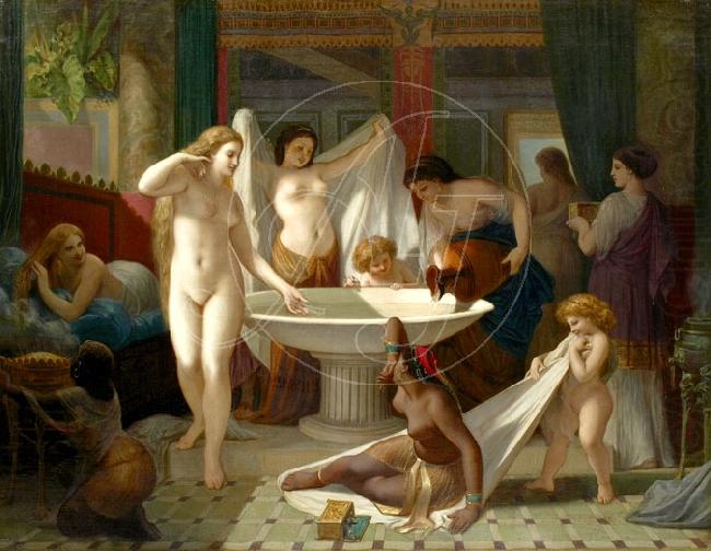 Young women bathing, Henri-Pierre Picou